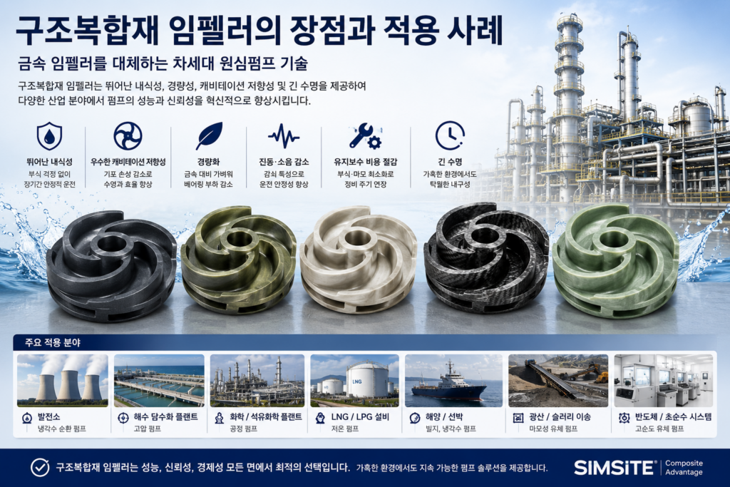 구조복합재 임펠러의 장점과 적용 사례
