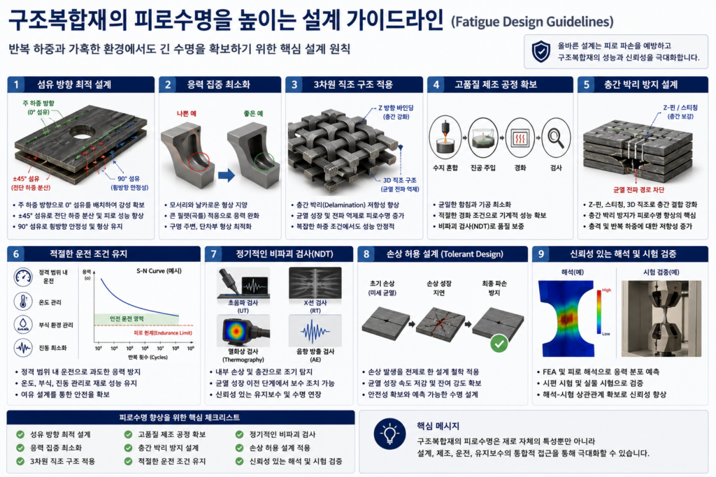 구조복합재의 피로수명을 높이는 설계 가이드라인