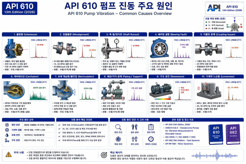 원심펌프 진동 원인