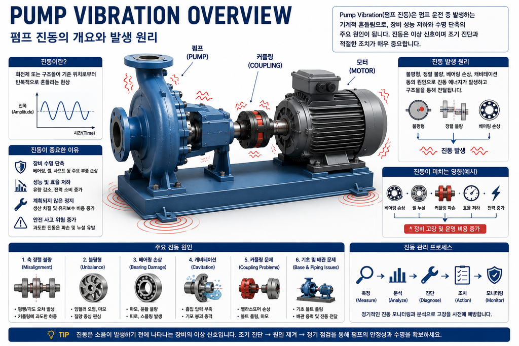 Pump Vibration 원인과 측정 위치